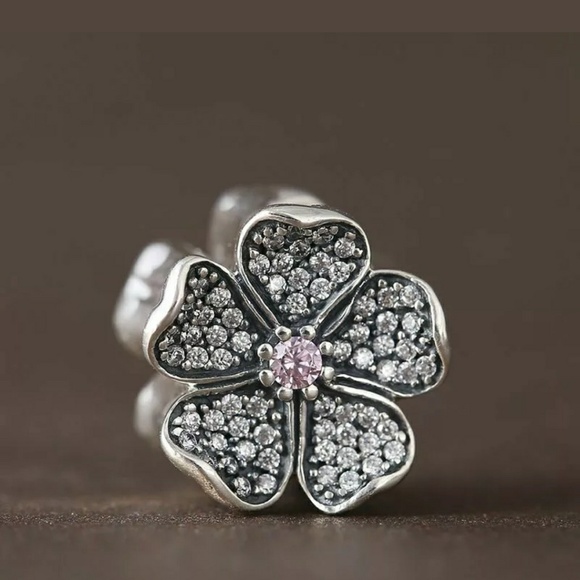 Pandora Apple Blossom charm. - Picture 2 of 8